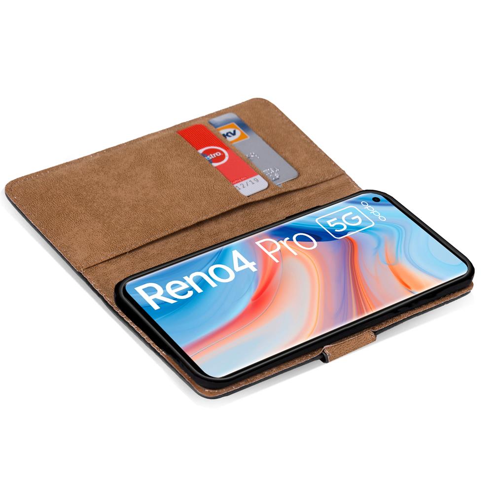Basic Wallet für OPPO Reno 4 Pro 5G in Schwarz