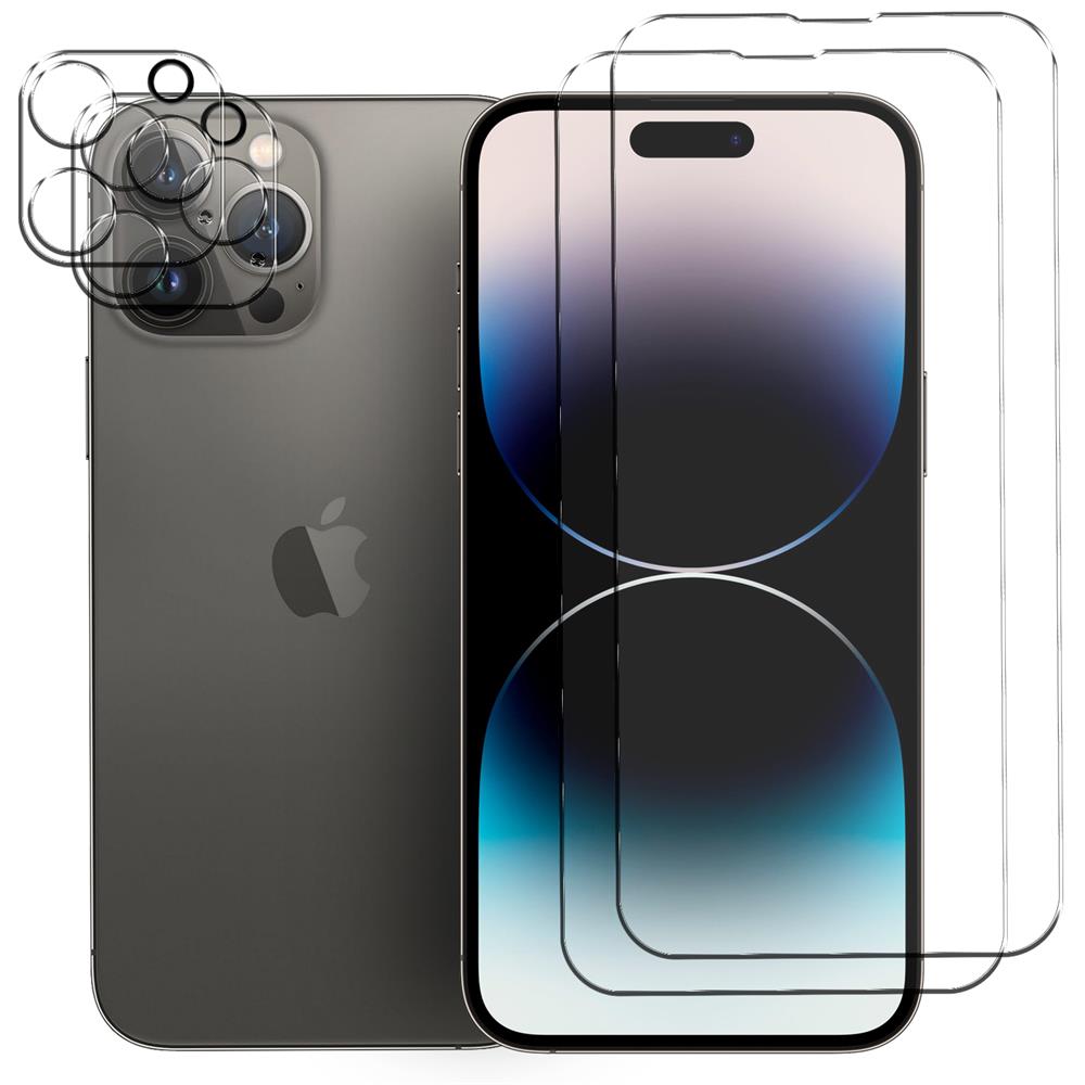 4in1 Glas Set für Apple iPhone 14 Pro