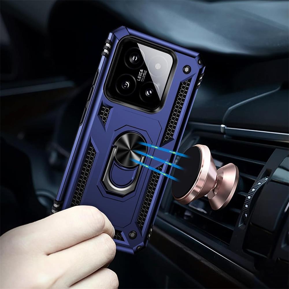 Army Case für Xiaomi 14 Pro in Blau