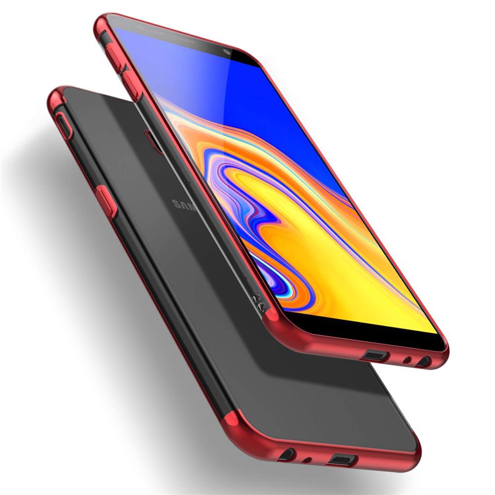 Zero Edge Color für Samsung Galaxy J4 Plus in Rot