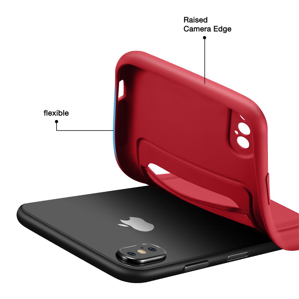 Card Case für Apple iPhone X / XS in Rot