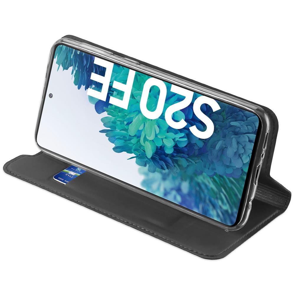 Electroplated Flip für Samsung Galaxy S20 FE in Schwarz