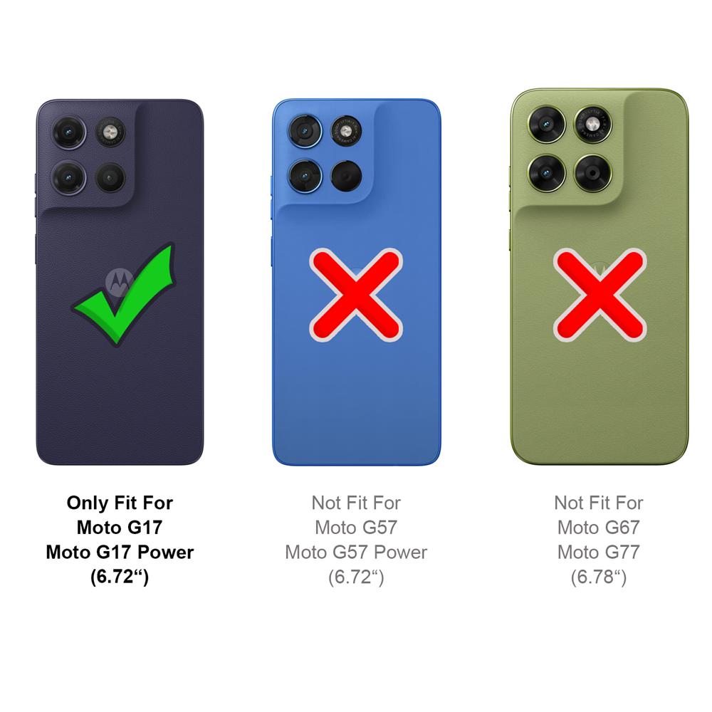 Classic TPU für Motorola Moto G17 / G17 Power in Schwarz