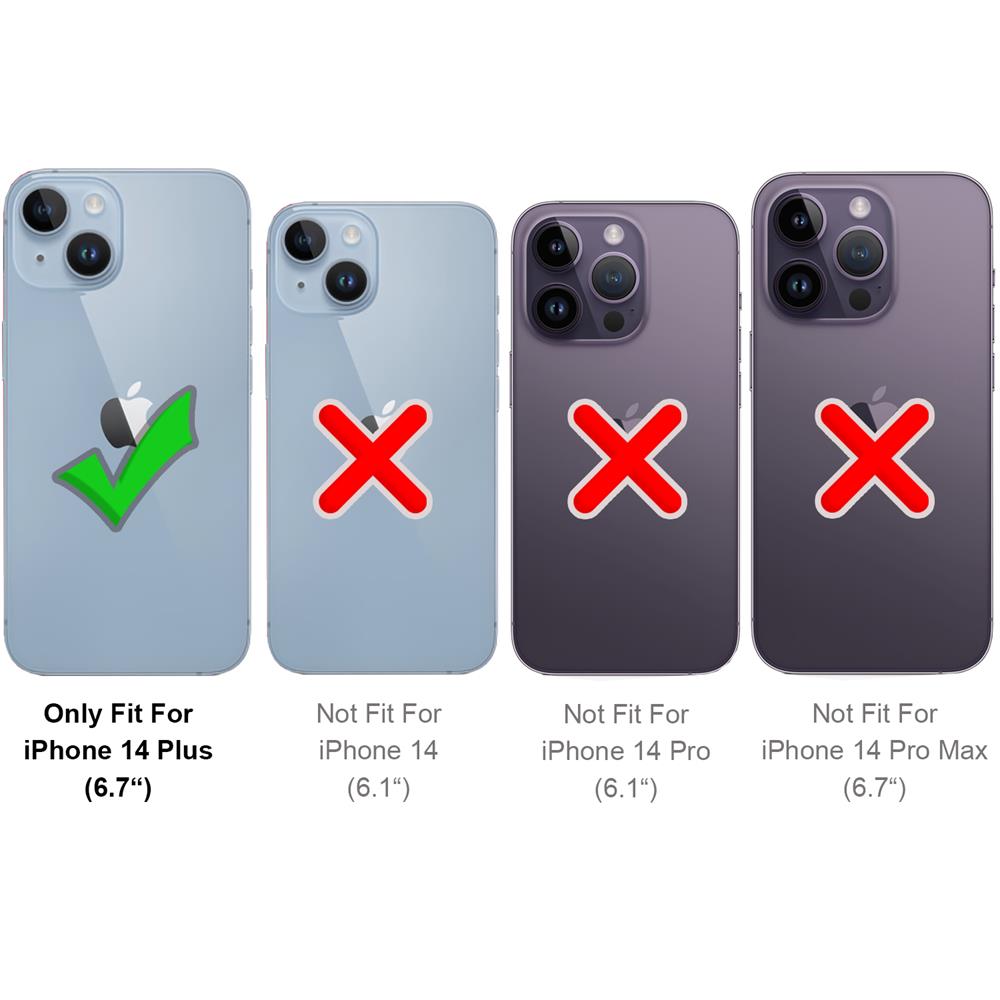 Magsafe TPU Case für Apple iPhone 14 Plus in Transparent