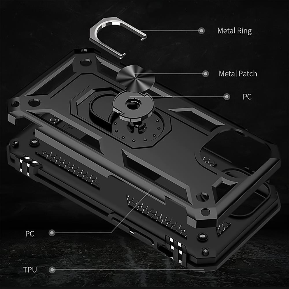 Army Case für Apple iPhone 15 Pro Max in Schwarz