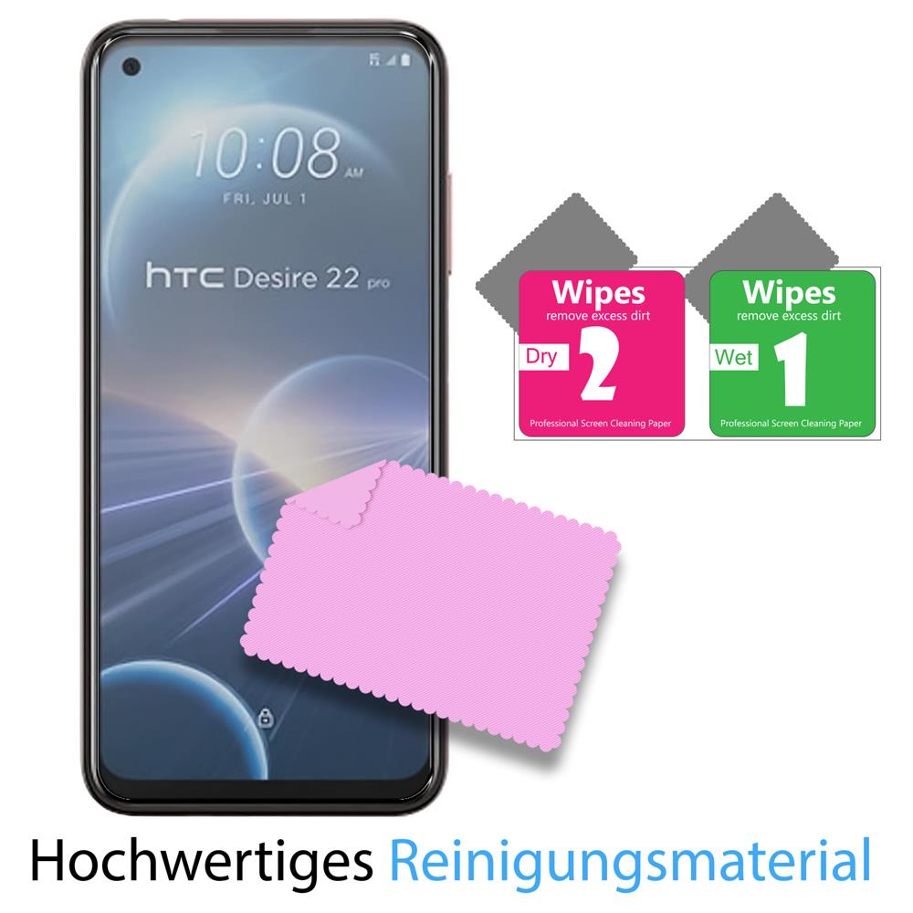 Glas 2in1 für HTC Desire 22 Pro