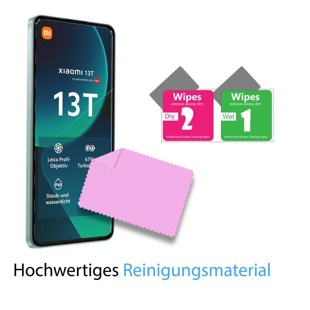 4in1 Glas Set für Xiaomi 13T / 13T Pro