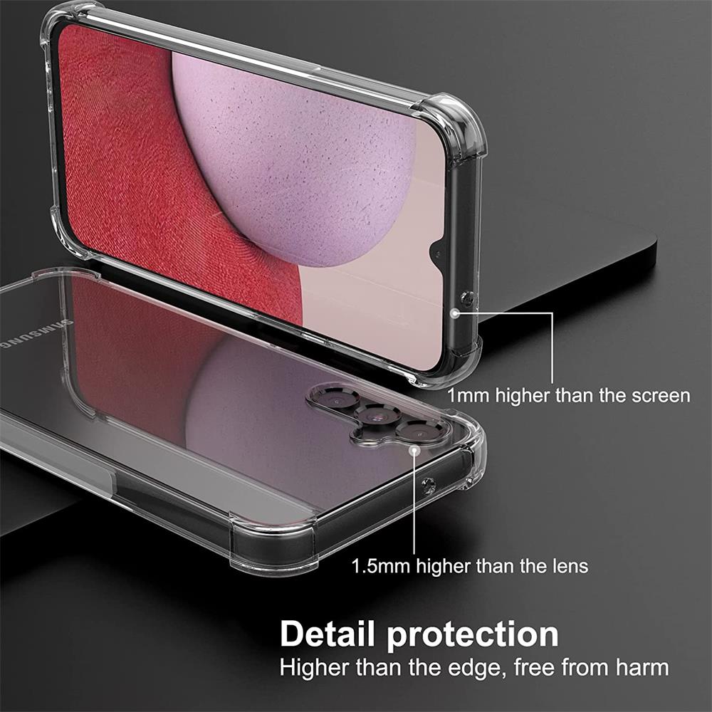 Rugged TPU für Samsung Galaxy A14 4G/5G in Transparent