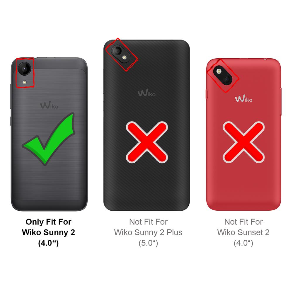 Glas 2in1 für Wiko Sunny 2