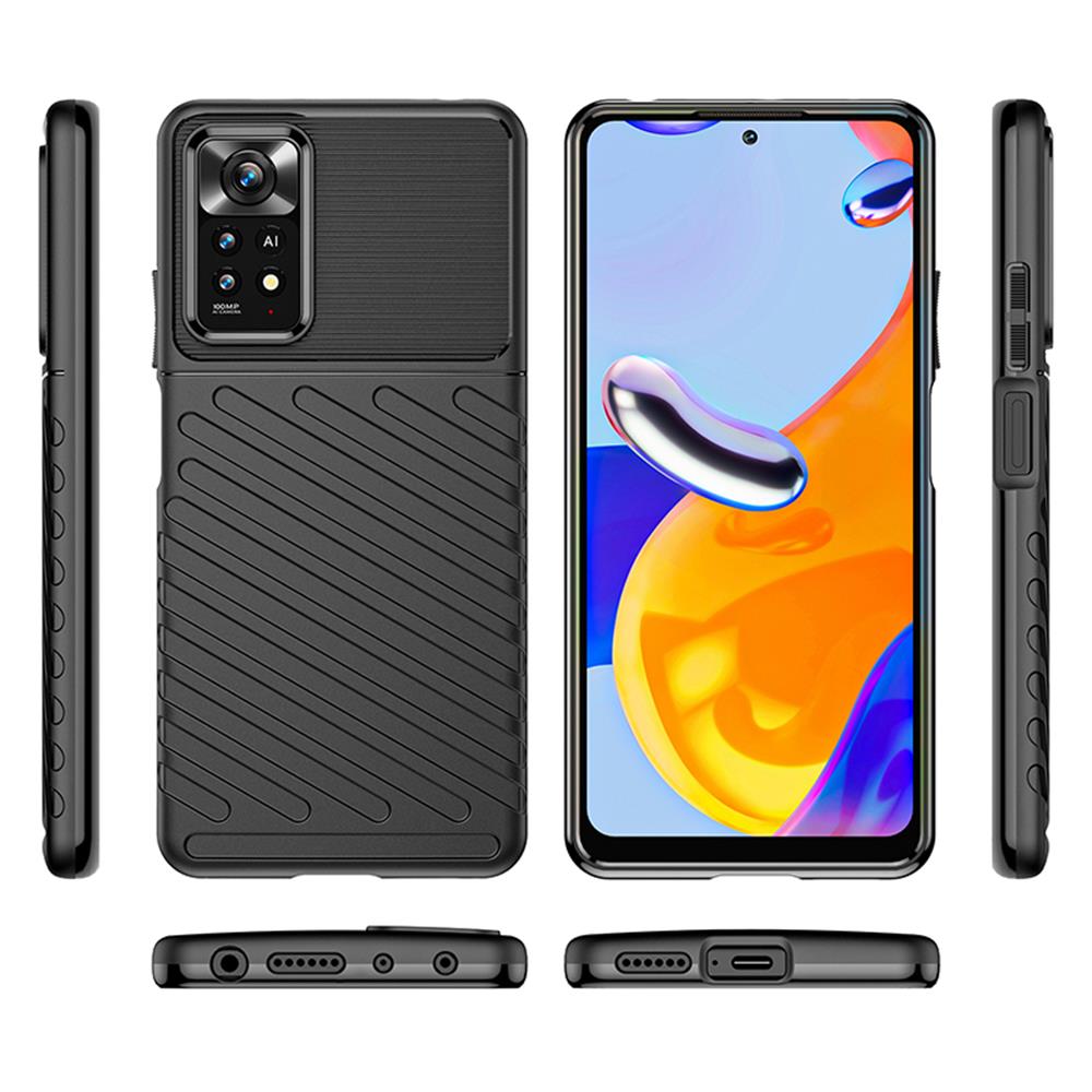 Thunder Case für Xiaomi Redmi Note 11 Pro / Pro 5G in Schwarz