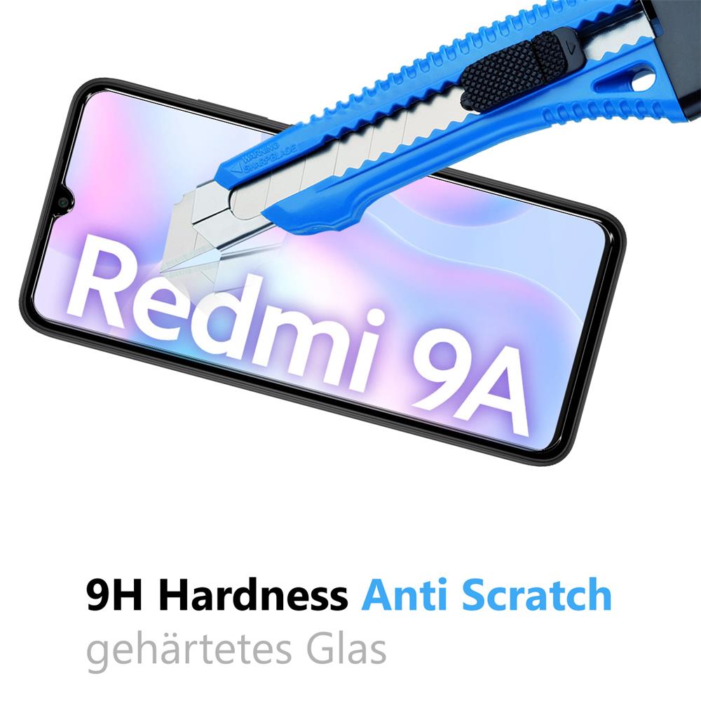 Glas 2in1 für Xiaomi Redmi 9A