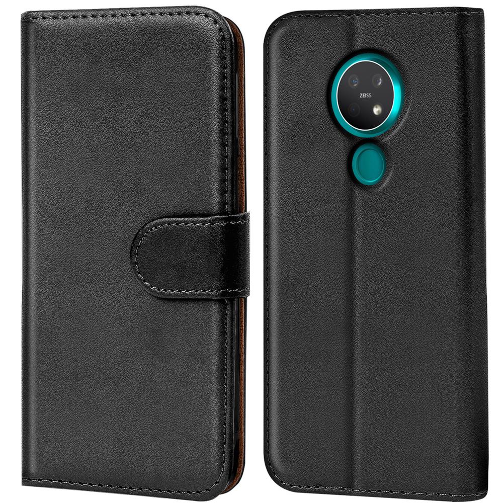 Basic Wallet für Nokia 7.2 / 6.2 in Schwarz