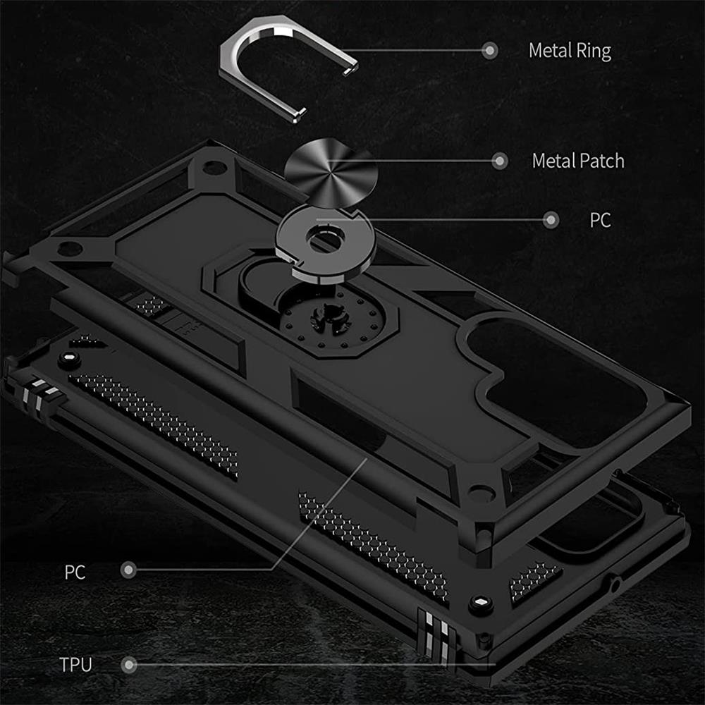 Army Case für Samsung Galaxy S24 Ultra in Schwarz