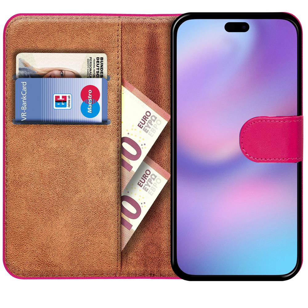 Basic Wallet für Apple iPhone Air (2025) in Pink