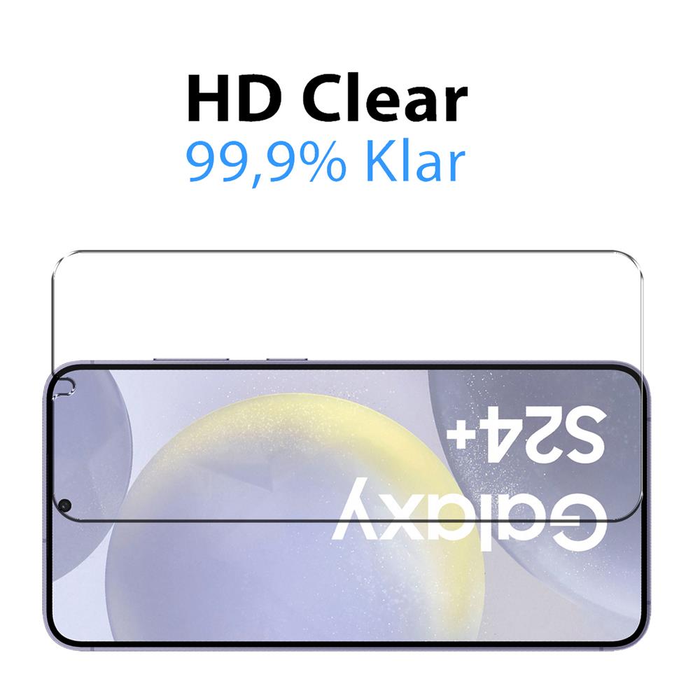 Glas 2in1 für Samsung Galaxy S24 Plus