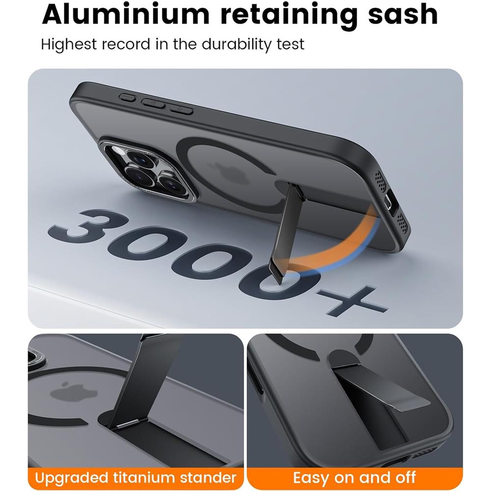 Kickstand TPU für Apple iPhone 17e in Schwarz