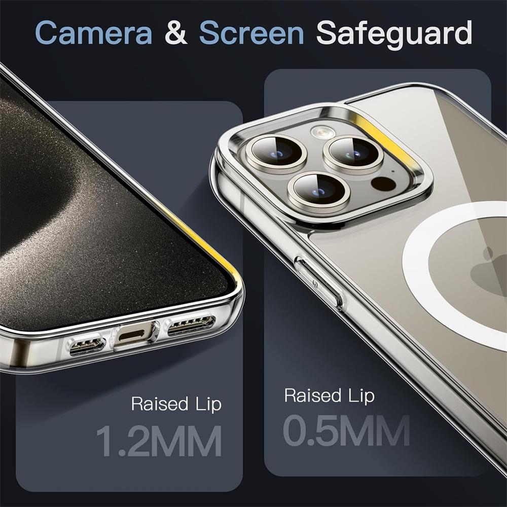 Magsafe TPU Case für Apple iPhone 15 Pro Max in Transparent