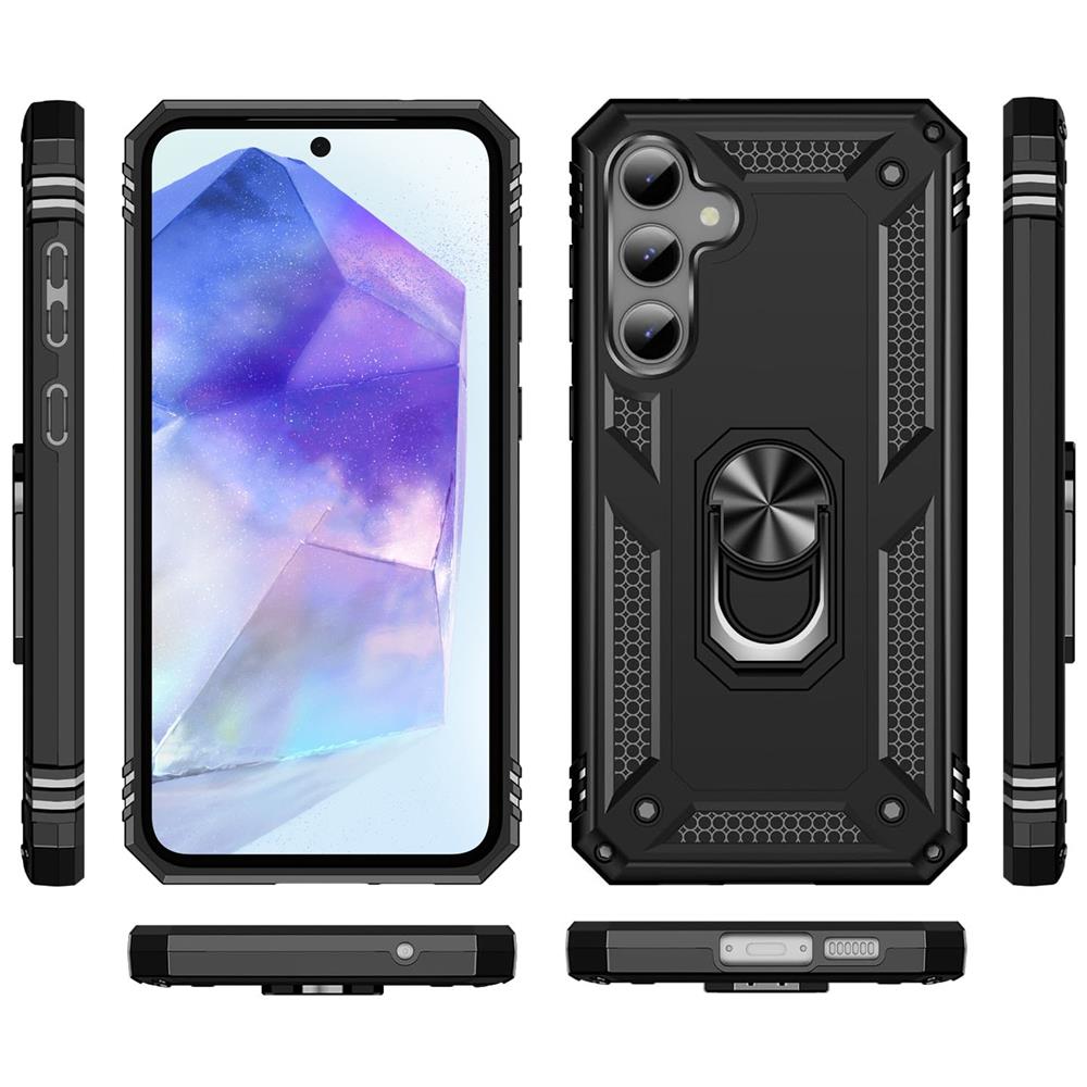 Army Case für Samsung Galaxy A55 5G in Schwarz