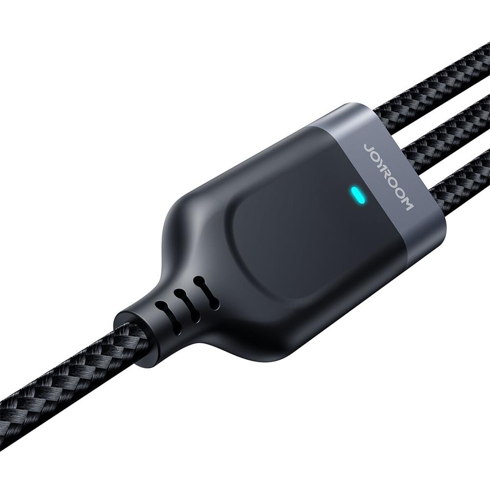 Joyroom USB Kabel - 3in1 - USB - 30CM in Schwarz