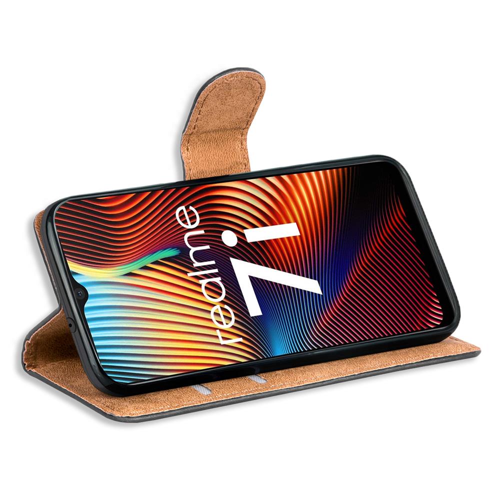 Basic Wallet für Realme 7i (Global Version) in Schwarz