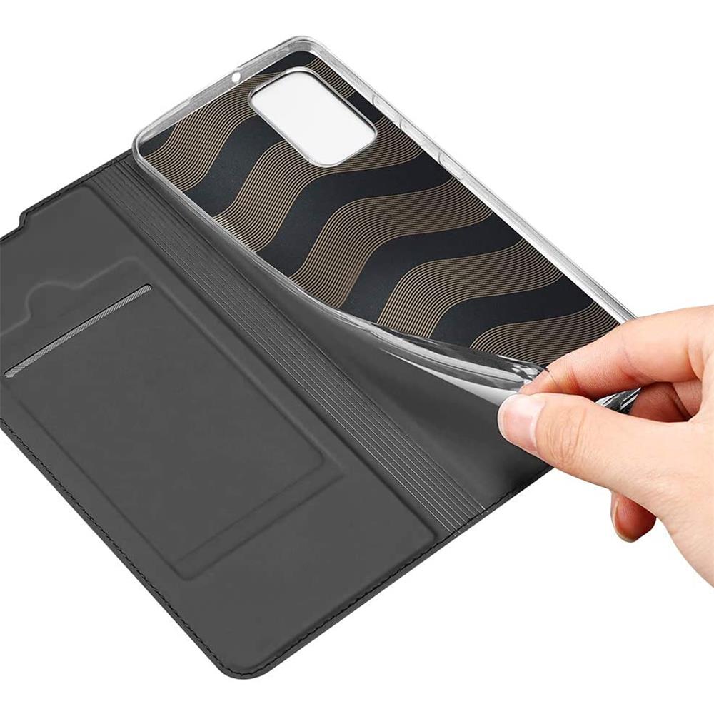 Electroplated Flip für Samsung Galaxy A03s in Schwarz