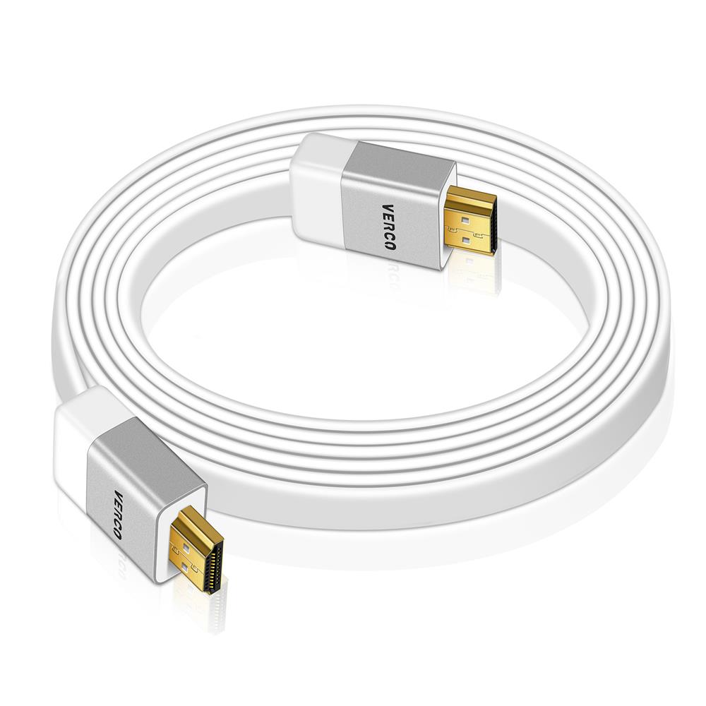 HDMI Flach Kabel - HD-Flat-100B - 7.5M in Weiss