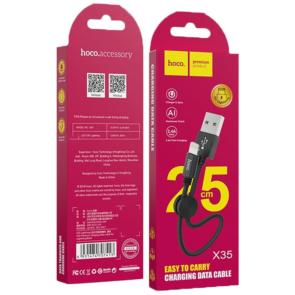 Hoco USB Kabel - X35 Lightning in Schwarz
