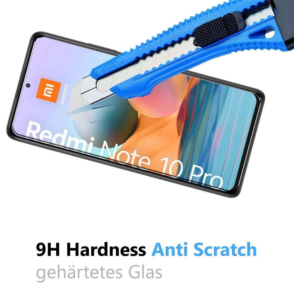 Glas 2in1 für Xiaomi Redmi Note 10 Pro