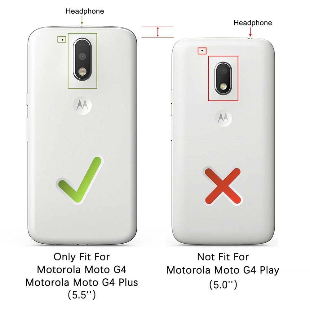 Classic Plain für Motorola/Lenovo Moto G4 / G4 Plus in Rosegold