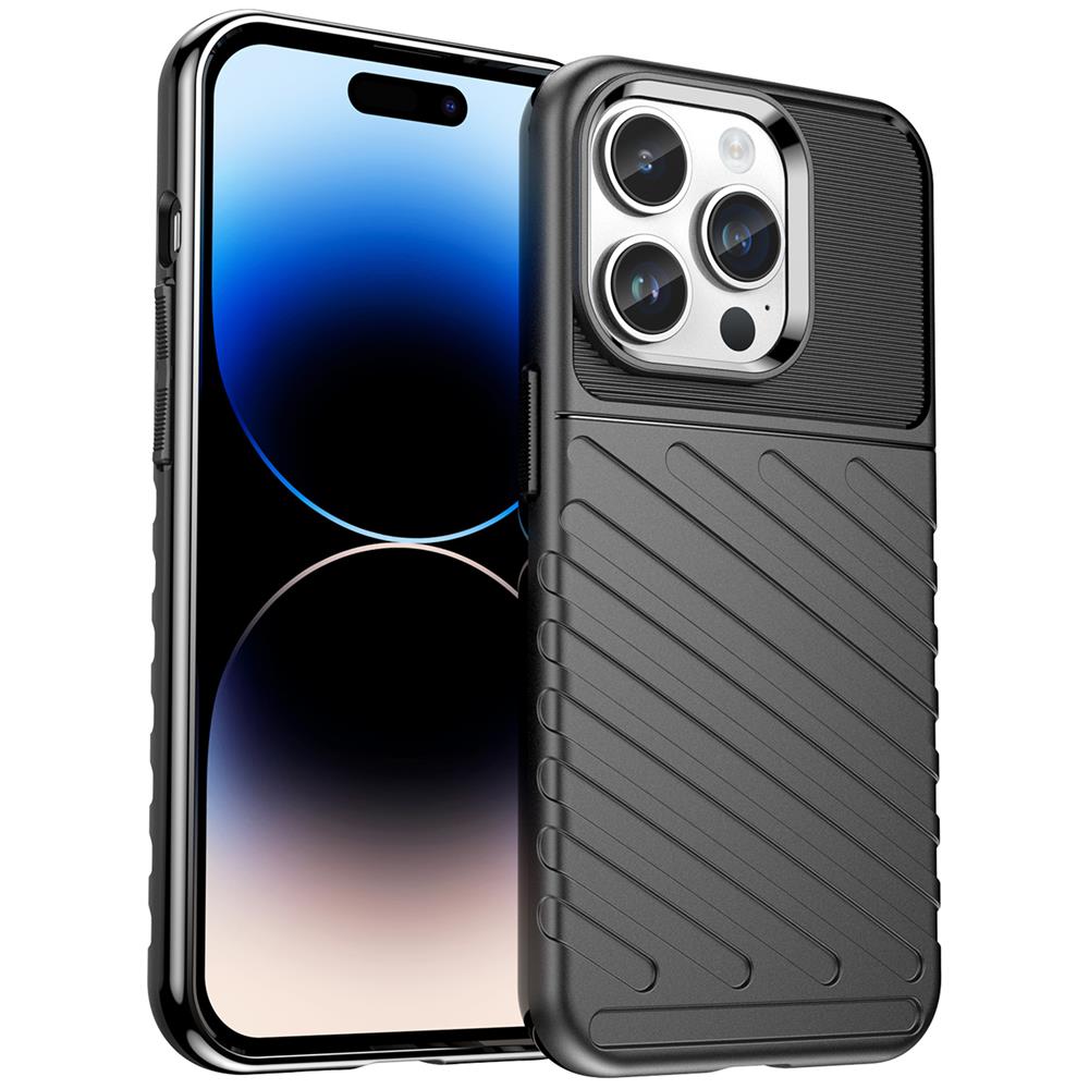 Thunder Case für Apple iPhone 14 Pro Max in Schwarz