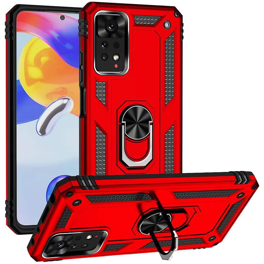 Army Case für Xiaomi Redmi Note 11 Pro / Pro 5G in Rot