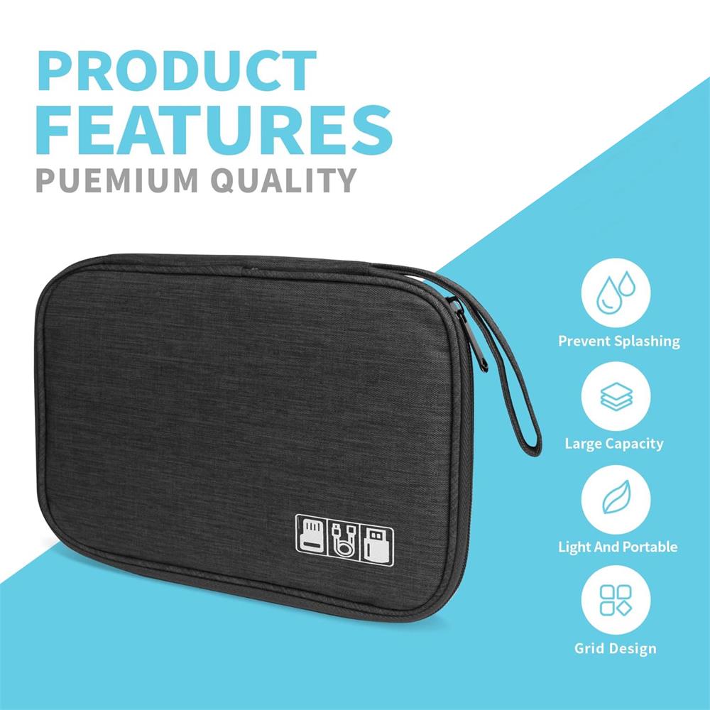 Reiseorganizer - Digital Bag in Schwarz