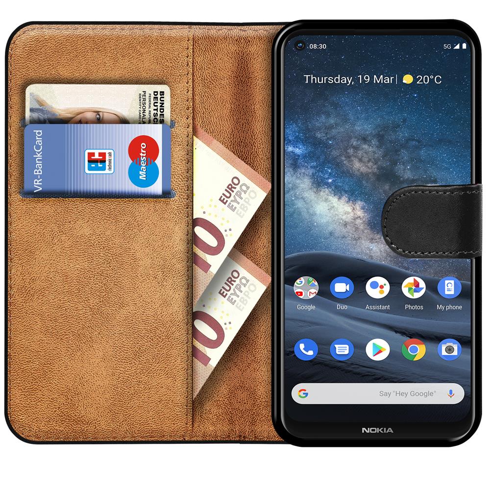 Basic Wallet für Nokia 8.3 5G in Schwarz