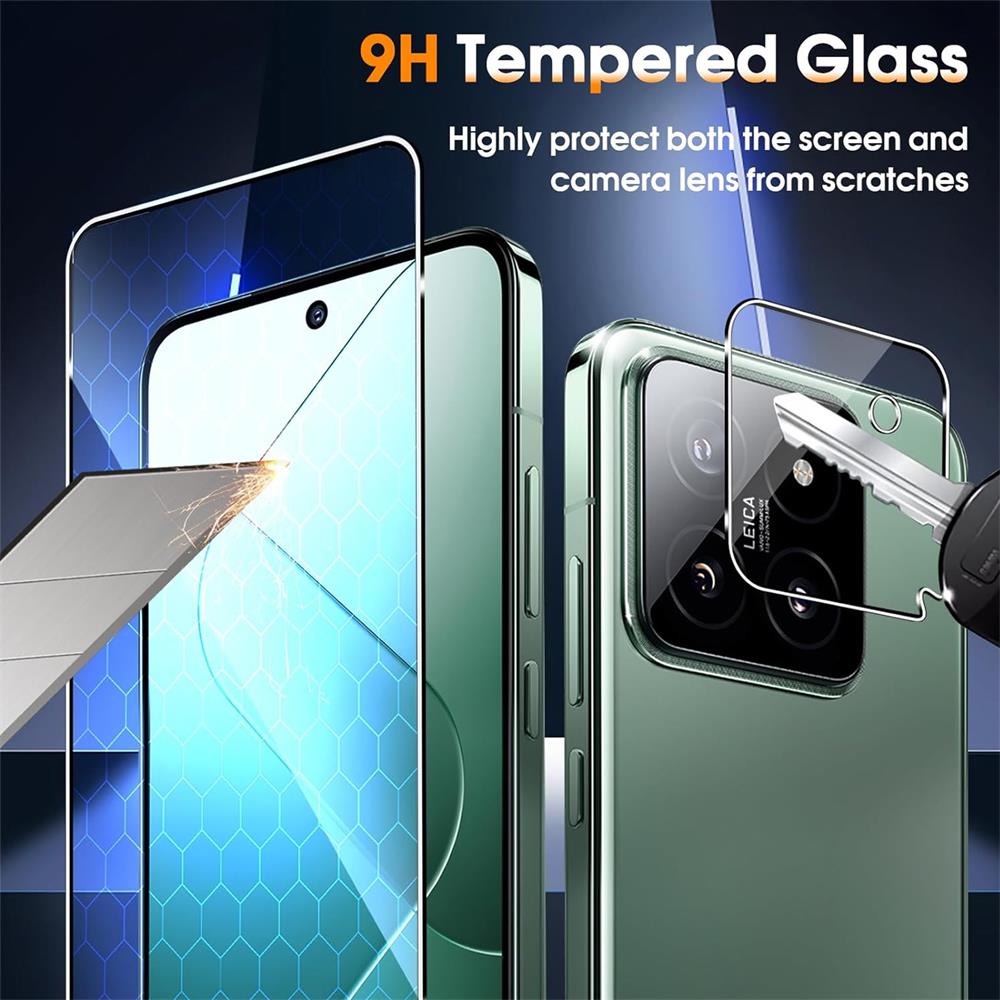 4in1 Glas Set für Xiaomi 14