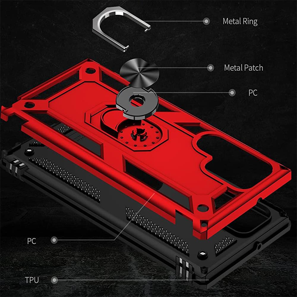 Army Case für Samsung Galaxy S24 Ultra in Rot