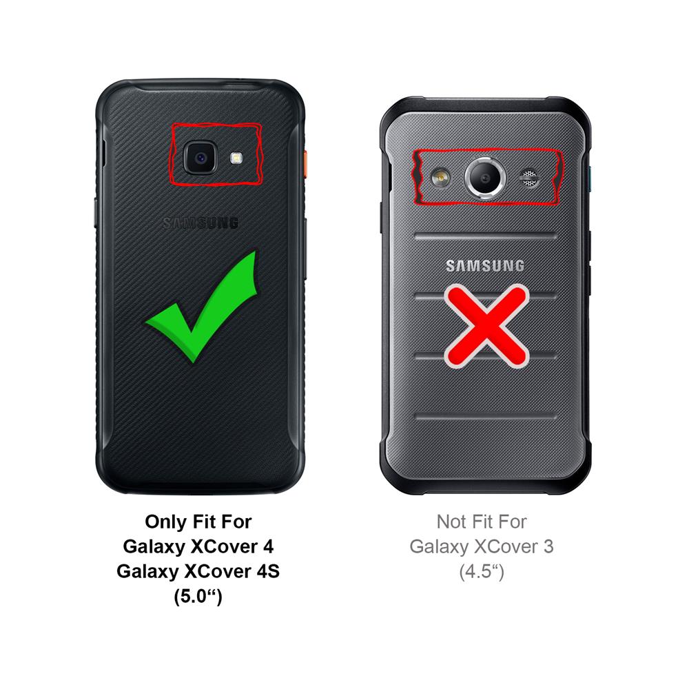 Basic Flip für Samsung Galaxy XCover 4 in Schwarz