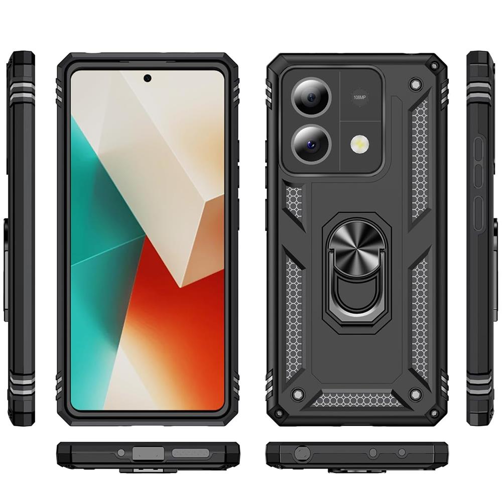 Army Case für Xiaomi Redmi Note 13 Pro 5G in Schwarz