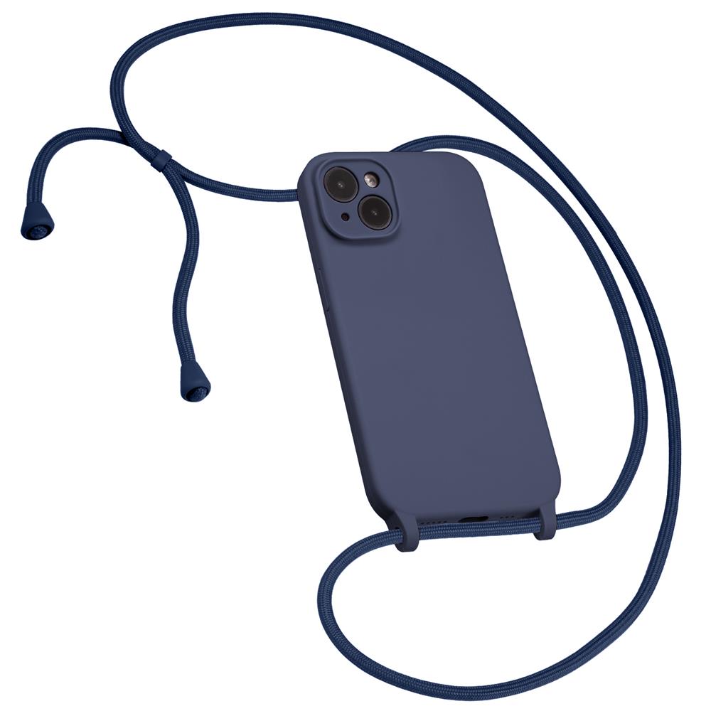 Connect Case Colour inkl. Kette für Apple iPhone 15 Plus in Blau
