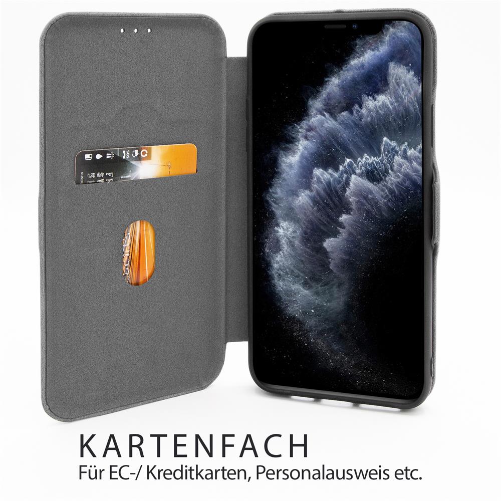 Shell Flip für Apple iPhone 11 in Grau Shell Flip für Samsung Galaxy S9 Plus in Grau