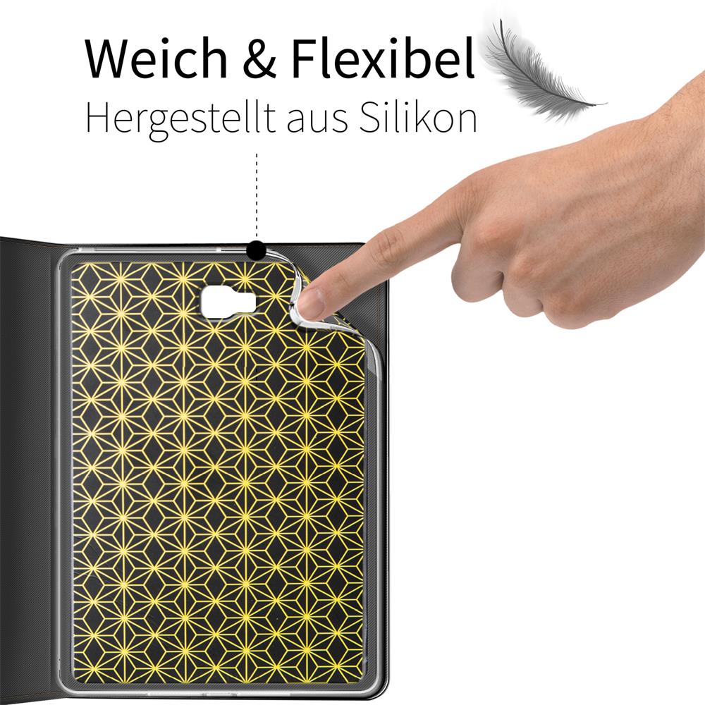 Texture Case für Samsung Galaxy Tab A 10.1 2016 T580 in Grau
