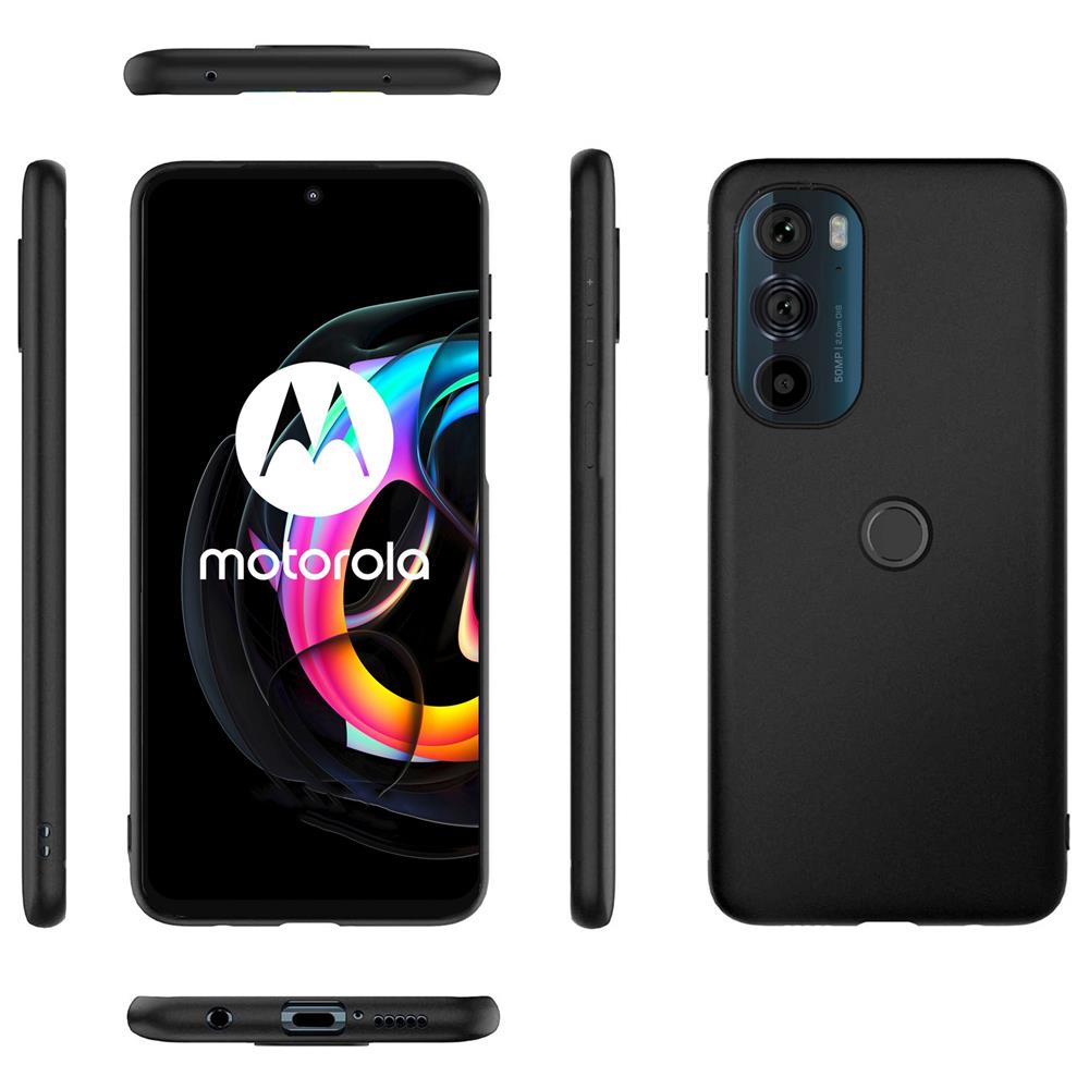 Classic TPU für Motorola Edge 30 Pro in Schwarz