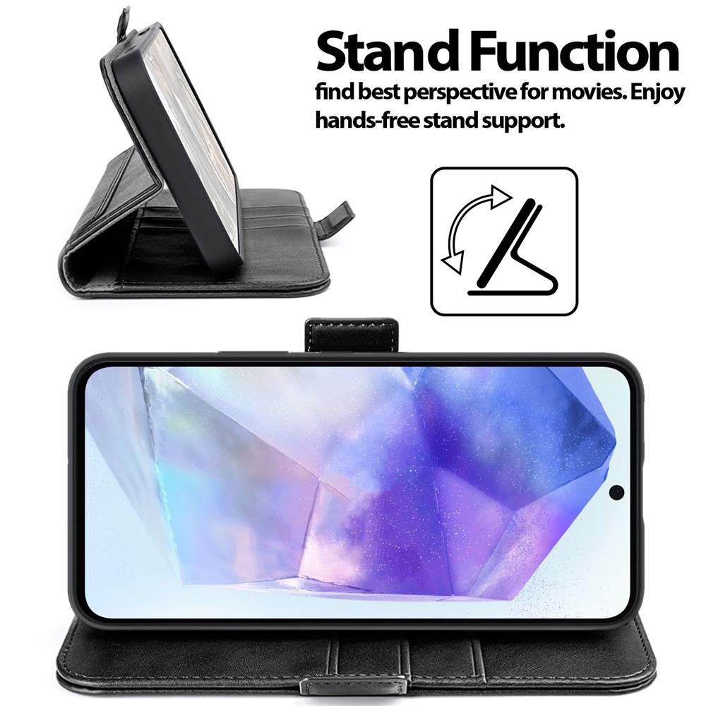 Nathy Wallet für Samsung Galaxy A55 5G in Schwarz