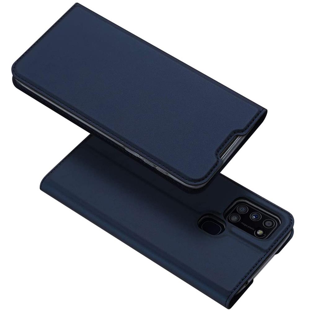 Electroplated Flip für Samsung Galaxy A21s in Blau