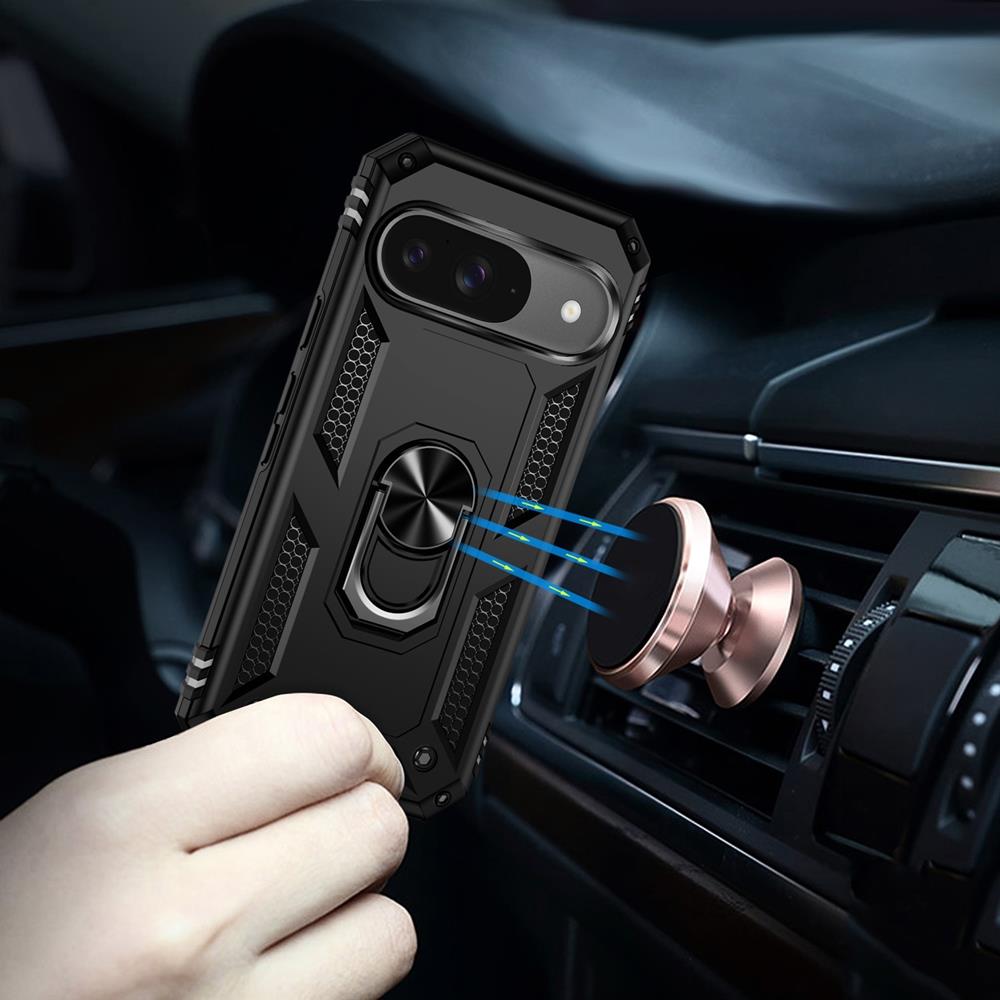 Army Case für Google Pixel 9 in Schwarz
