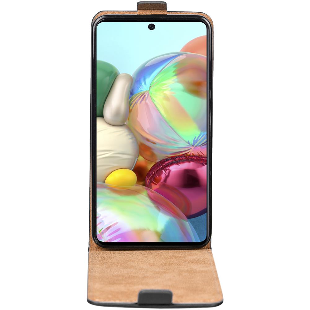 Basic Flip für Samsung Galaxy A71 in Schwarz