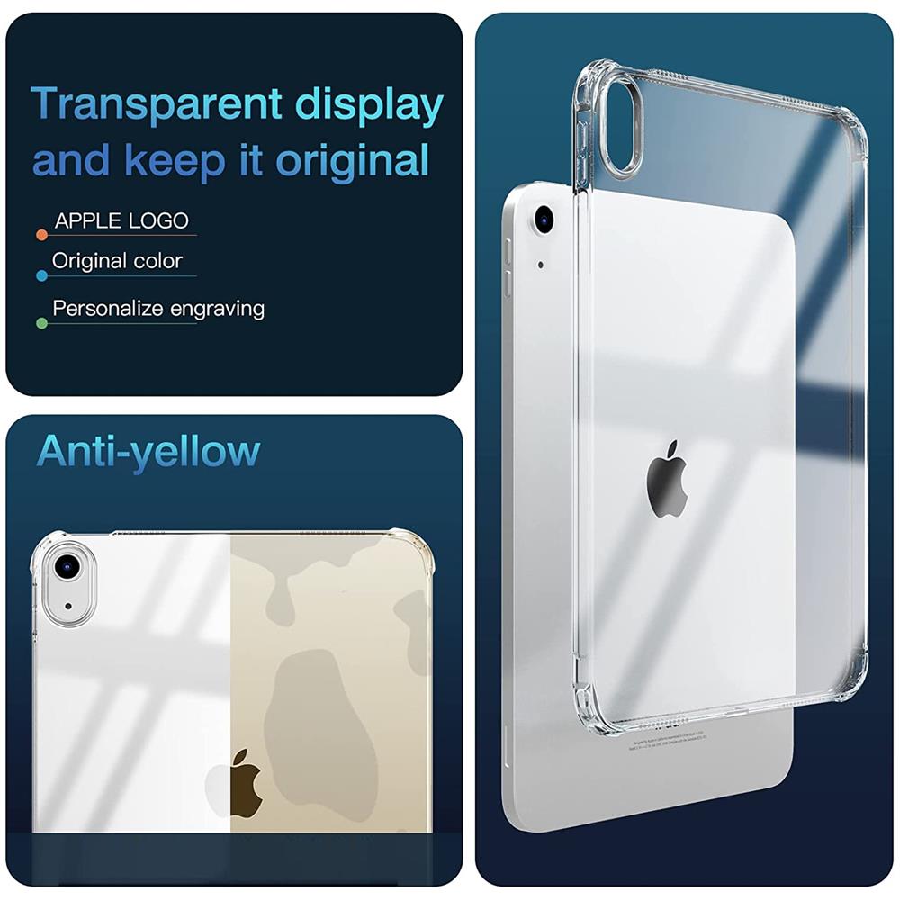 Rugged TPU Tab für Apple iPad 10.9 2022 in Transparent