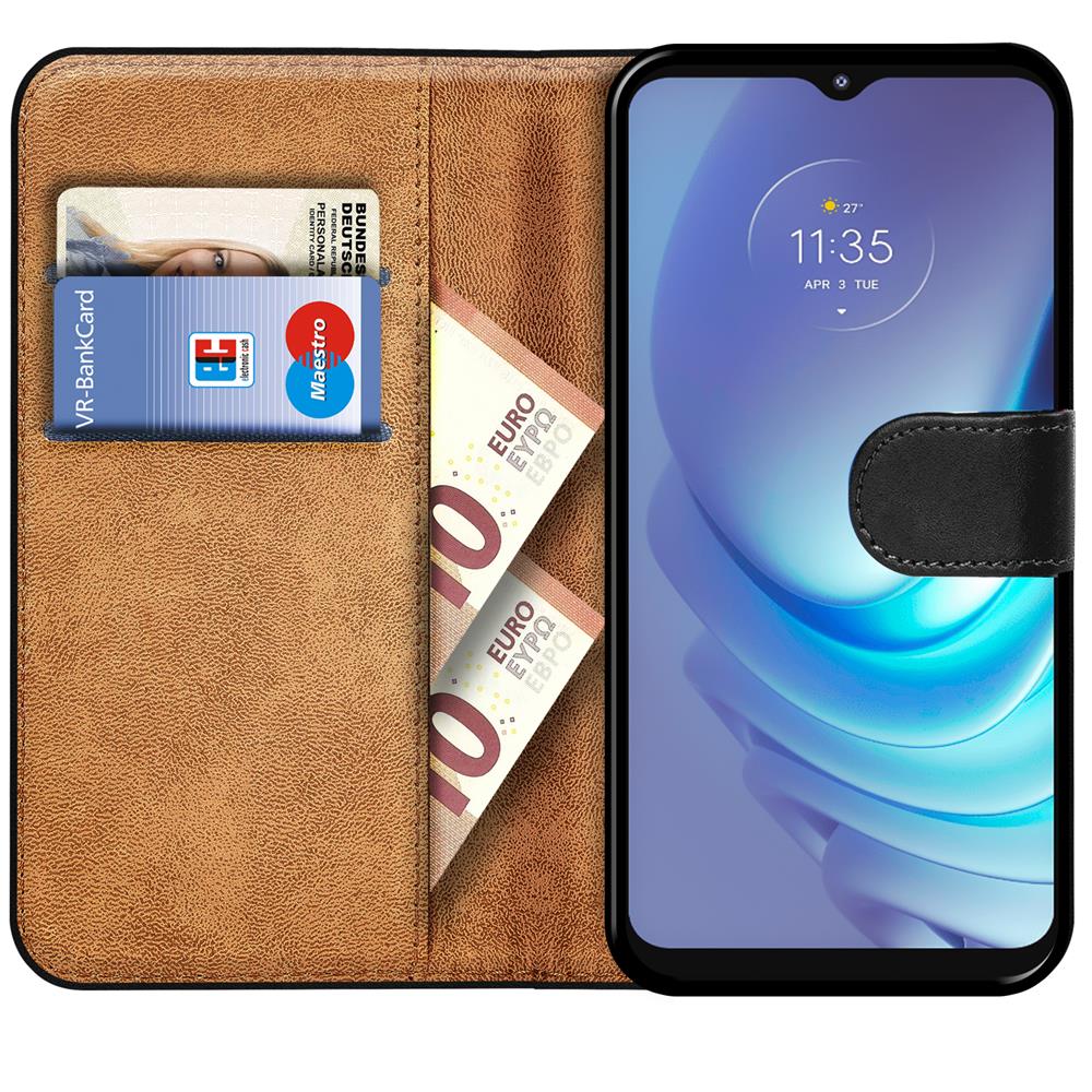 Basic Wallet für Motorola Moto G50 in Schwarz