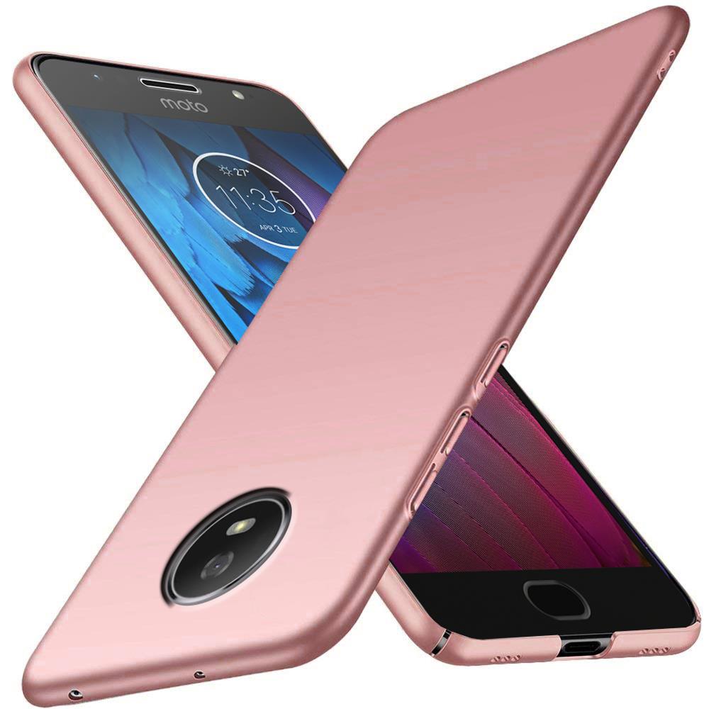 Classic Plain für Motorola/Lenovo Moto G4 / G4 Plus in Rosegold