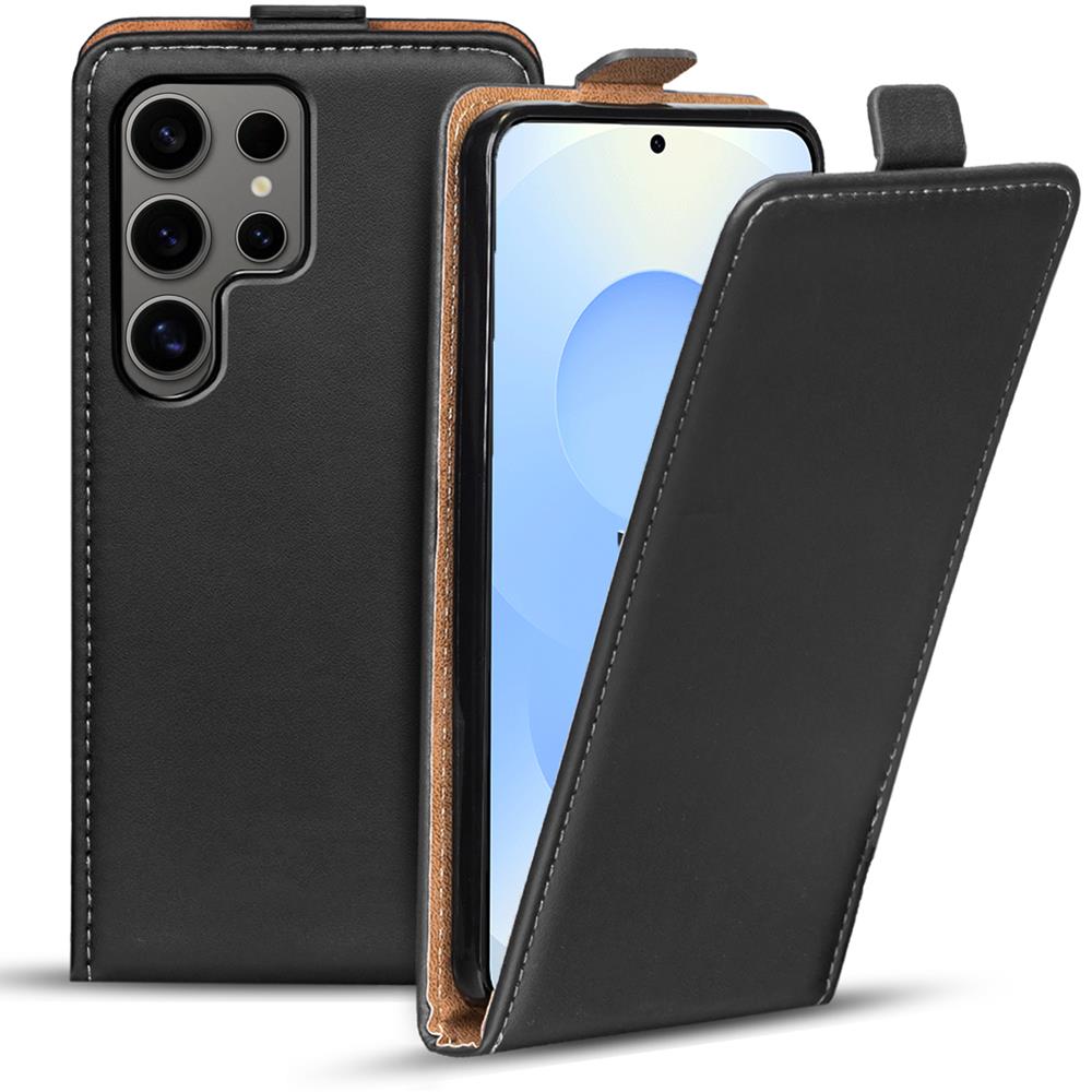 Basic Flip für Samsung Galaxy S25 Ultra in Schwarz