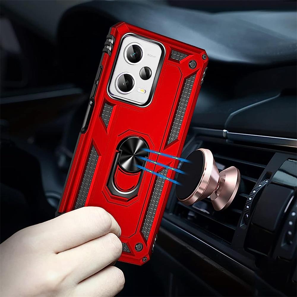Army Case für Xiaomi Redmi Note 12 Pro Plus 5G in Rot